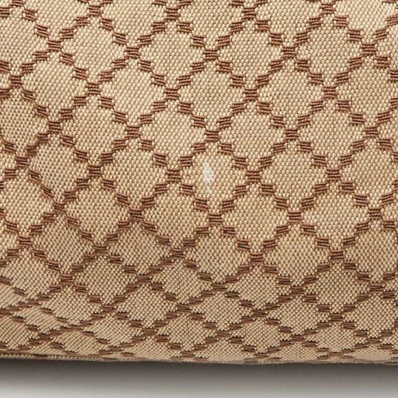 Gucci Beige/Pink Diamante Canvas Sukey Medium Boston Bag - Picture 6 of 12